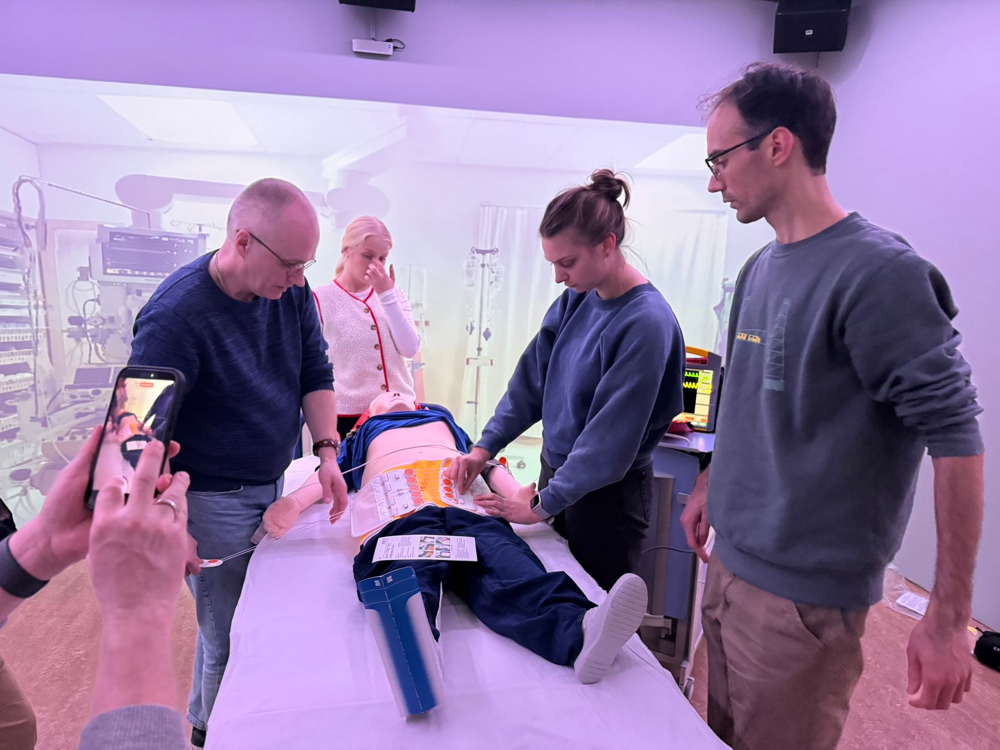 ICU training session